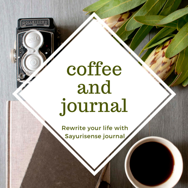 Coffee and Journal on Desk Instagram Post